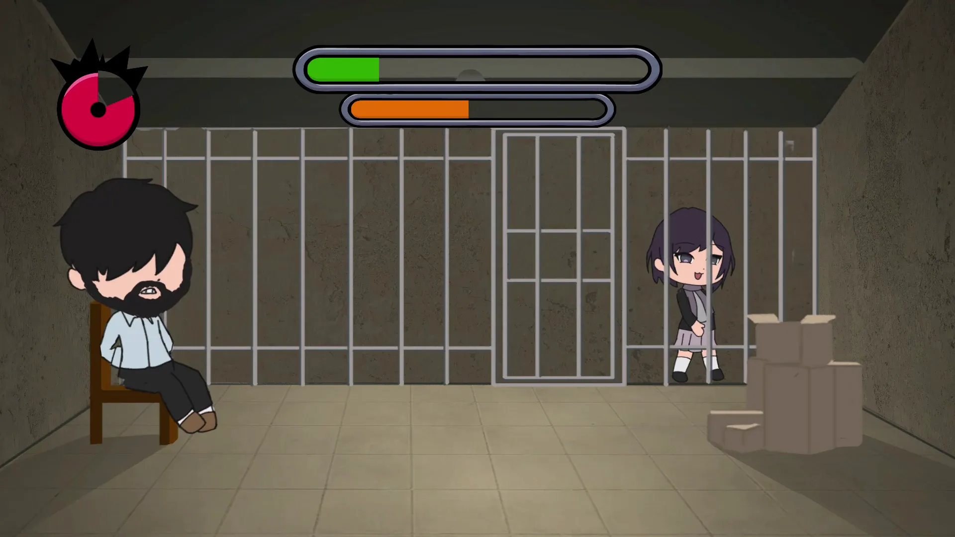 Date Escape Gameplay Preview where the player answer wrong and get older with their friend is checking on the player